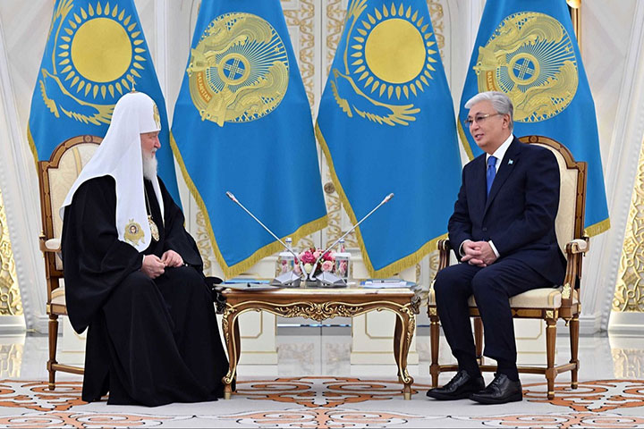 Благодарственное письмо Святейшего Патриарха Кирилла Президенту Республики Казахстан К.-Ж.К. Токаеву