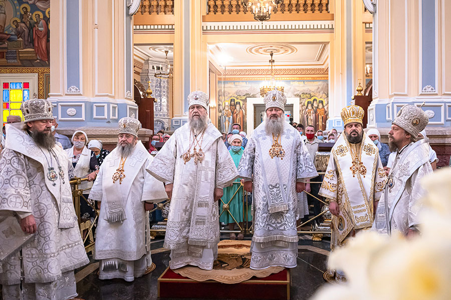 Вознесение Господне. Глава Казахстанского Митрополичьего округа совершил Литургию в Вознесенском кафедральном соборе Южной столицы