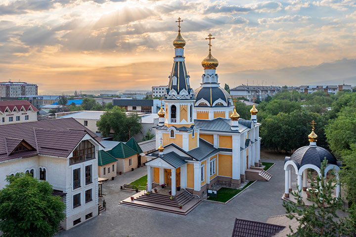 Храм во имя святого Архистратига Божия Михаила, город Каскелен