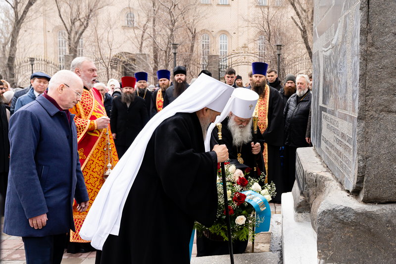 Участники празднования 25-летия обретения мощей преподобноисповедника Севастиана почтили память жертв политических репрессий ХХ столетия