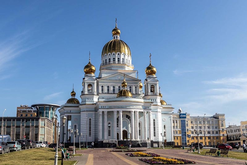 Епископ Павлодарский и Экибастузский Варнава принял участие в торжествах по случаю 20-летия канонизации праведного Феодора Ушакова и 30-летия образования Саранской епархии