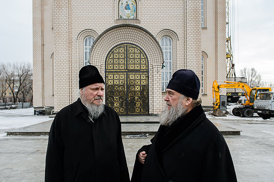 Глава Казахстанского Митрополичьего округа посетил строящийся собор в честь Живоначальной Троицы и преподобного старца Севастиана в карагандинском микрорайоне Михайловка